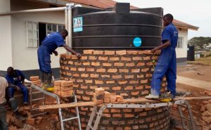 Installing a rainwater collection system